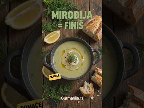 Krem čorba od kelerabe, krompira i mirođije 🥣🌿