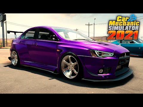 Restaurei um EVO X do FERRO VELHO! - Car Mechanic Simulator 2021