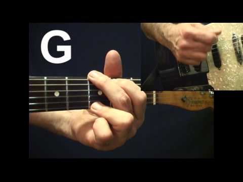 Beginner Guitar Instruction: Switching from G chord to D chord quickly guitar lesson