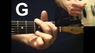 Beginner Guitar Instruction: Switching from G chord to D chord quickly guitar lesson