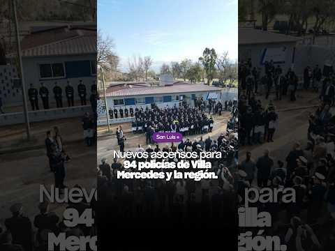 Nuevos ascensos para 94 policías de Villa Mercedes y la región.