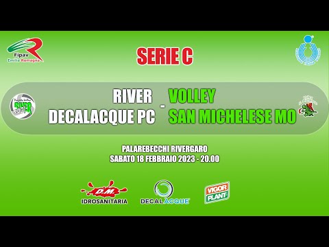 Serie C: RIVER DECALACQUE PC  -  VOLLEY SAN MICHELESE MO