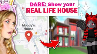 This Is Where Me And Moody Live In Real Life Truth Or Dare! (Roblox)