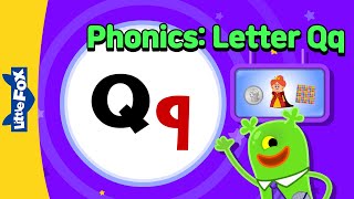 Phonics song | 영어 파닉스송 Qq | 파닉스 영어노래 | Quiz Queen Quit | abc 송 | 리틀팍스