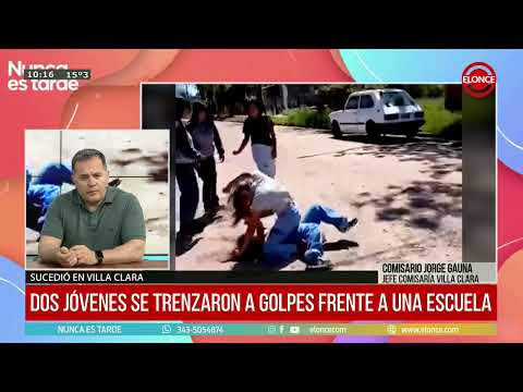 Hubo una feroz pelea frente a una escuela de Villa Clara - 26/09/25