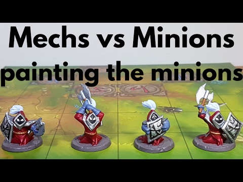 Mechs vs Minions painting the minions in easy to follow steps