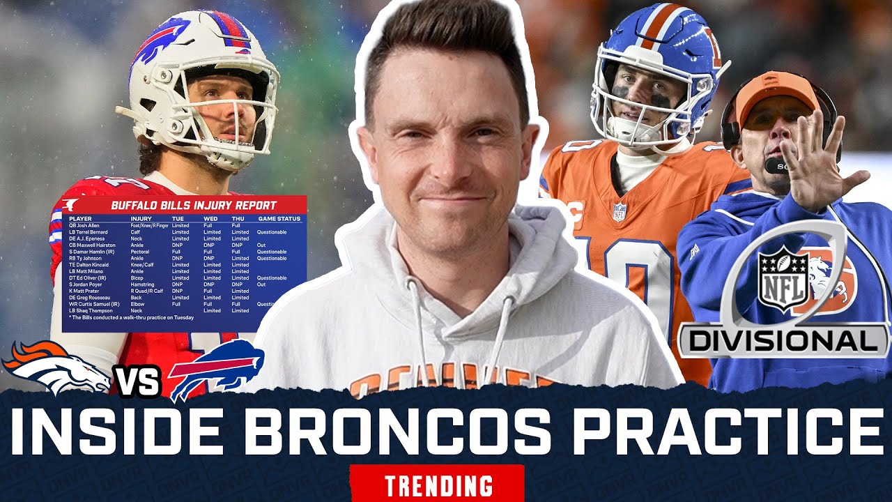 Sean Payton's Big KEYS to Beat Bills, HUGE Advantage Over Bills & More | Inside Broncos Practice