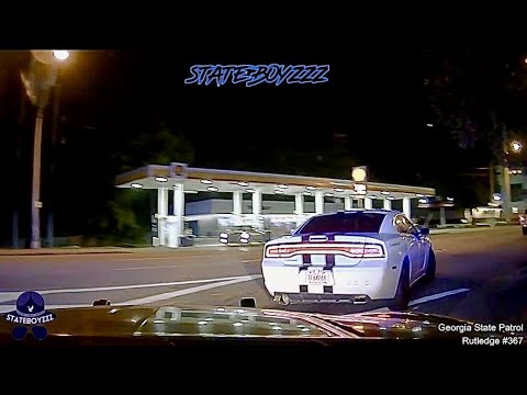 Dodge Charger Crashes Hard While Fleeing From GSP | Dash Cam Catches Driver Getting TAZED
