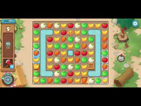 We Bare Bears Match3 Repairs Level 147 - No Boosters