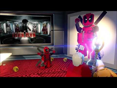 Lego marvel super heroes-how to unlock deadpool all 11 deadpool red brick locations