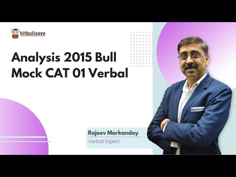 Analysis 2015 Bull Mock CAT  01 Verbal