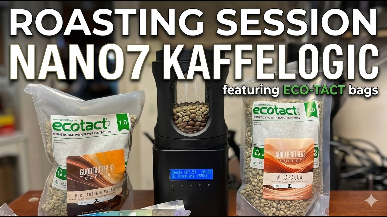 From Green Beans to Espresso in 15 Minutes! | Live Roasting Session Nano7 Kaffelogic