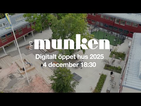 Nya Munken - Digitalt öppet hus 4 december 2025