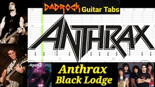 Black Lodge - Anthrax - Guitar + Bass TABS Lesson