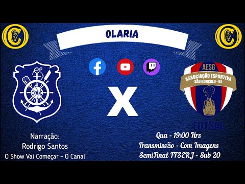 Olaria x AESG - Semifinal Sub 20 do Cariocão da FFSERJ - AO VIVO COM IMAGENS
