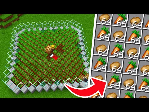Best Carrot and Potato Farm Minecraft 1.21.11+ - EASY DESIGN