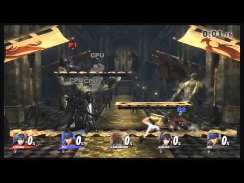 Super Smash Bros. (Wii U) - All Group Events - Hard Difficulty + Gold Flag