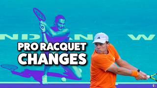 Pros are testing new racquets