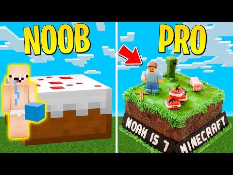 TORTA NOOB CONTRO TORTA PRO su Minecraft ITA