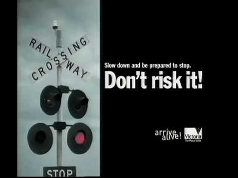 MickFix Rail - Australian Trains - Victorian Government Level Crossing Advertisment