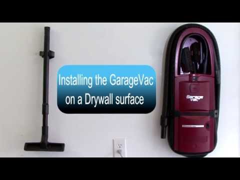 GarageVac Central Vacuum System Installation (on Drywall Surface)