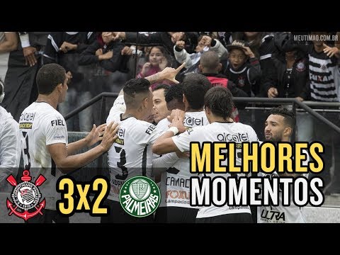 Melhores Momentos - Corinthians 3 x 2 Palmeiras - Brasileirão 2017