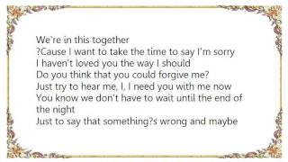 Brandon Heath - Steady Now Lyrics