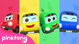 Wheels on the Bus + MORE | Best Car Songs Compilation | Pinkfong Official