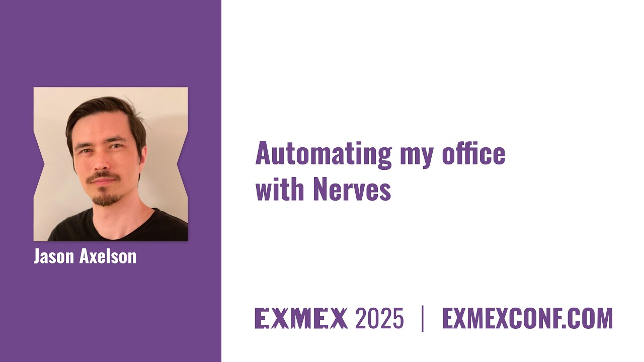 Automating my office with Nerves by Jason Axelson