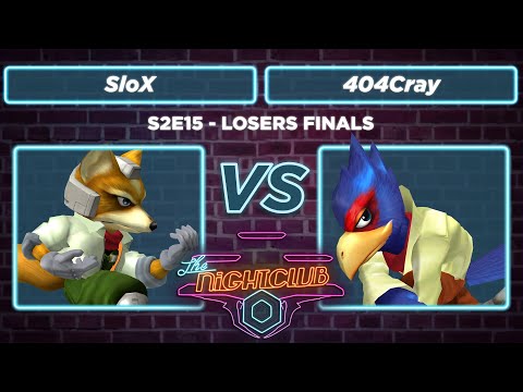 The Nightclub S2E15: 404Cray (Falco) vs SloX (Fox) - Losers Finals SSBM