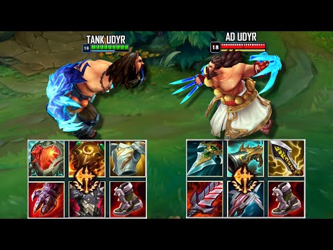 TANK UDYR vs AD UDYR FULL BUILD FIGHTS | WHICH BUILD IS BETTER?