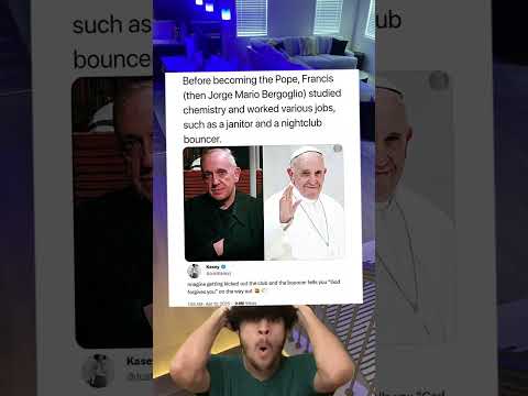 Before becoming the Pope, Francis (Jorge Mario Bergoglio) studied chemistry and worked various jobs