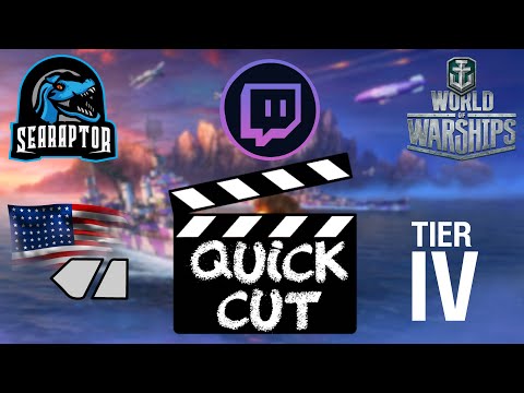 World of Warships - Quick Cut: Tier IV American Cruiser USS Phoenix