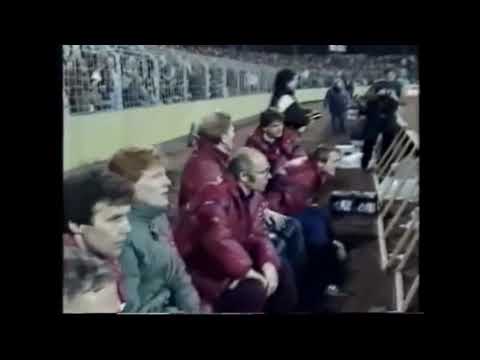 1985/1986 UEFA Cup Winners' Cup Bayer Uerdingen vs  Dynamo Dresden Part 2