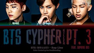 Download lagu BTS (방탄소년단) 'BTS Cypher Pt. 3: KILLER (Feat. Supreme Boi)' Lyrics (Color Coded Han|Rom|Eng) mp3