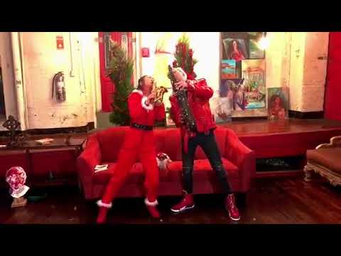 GRACE KELLY POPUP #44 #2saxy Happy Holidays from Grace Kelly, Leo P and Asher (Dog!)