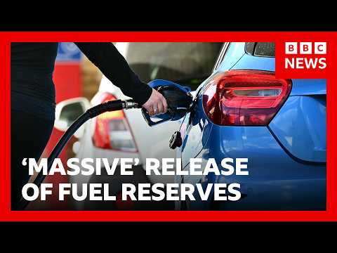 Why will the G7 release 100m barrels of European fuel reserves? | BBC News