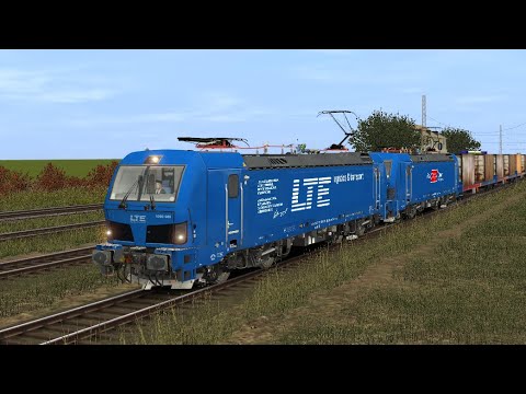 Trainz 12: LTE to help RCC; 80 065 and 80 063 with freight train from Ruse Razpredelitelna to Pliska