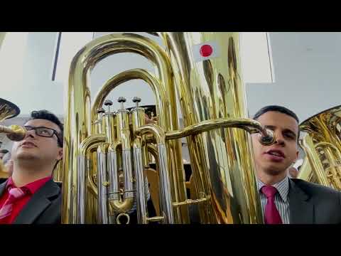 CABREÚVA 27-11-22 IRMÃS CANTANDO E TUBA TOCANDO - MARAVILHOSO ☝🏻🙏🏻
