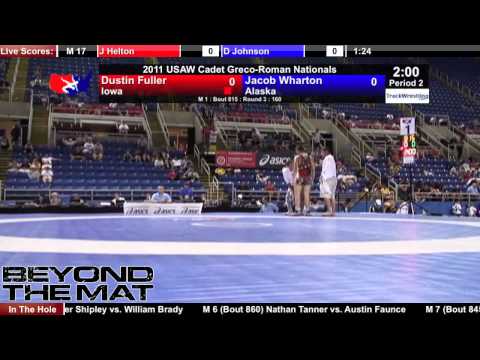 Cadet Greco 160 - Dustin Fuller (IA) vs. Jacob Wharton (AK)