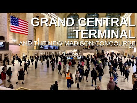 NEW YORK CITY Walking Tour [4K] - GRAND CENTRAL TERMINAL AND THE NEW MADISON CONCOURSE