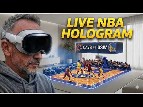 Apple Vision Pro NBA: Watching a Live 3D Hologram Game