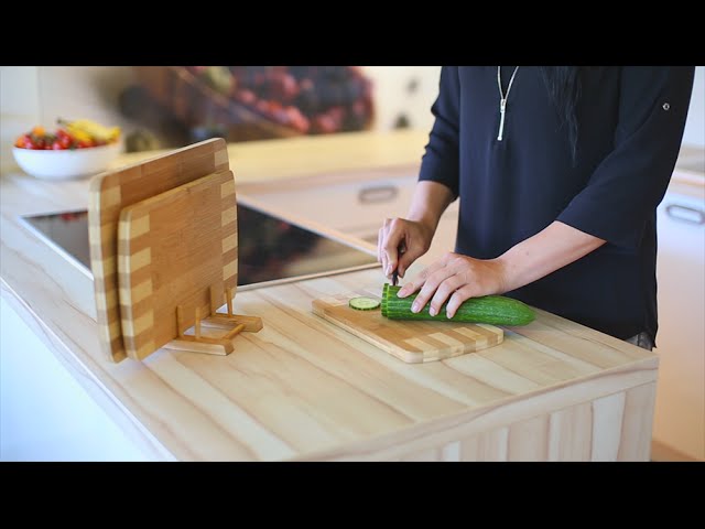 Vidéo teaser pour Schneidebrett Bambus gestreift