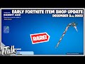 CANDY AXE IS BACK! Early Fortnite Item Shop Update (Fortnite Battle Royale)