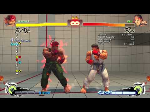 USF4: E.Ryu EX DP FADC combos