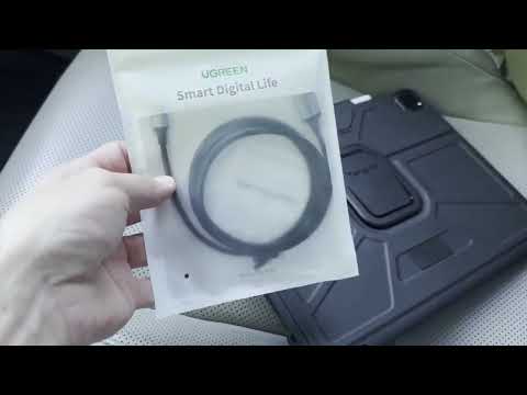 Кабель Ugreen US288 USB-A на USB-C 3A QC 3.0 0.5 м нейлоновый черный - фото 1 - id-p2340586921