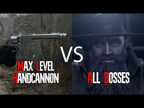Max Level Handcannon vs All Bosses (Professional) | Resident Evil 4 Remake