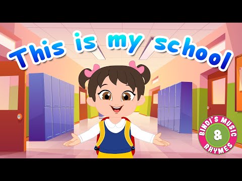 This is my School | School Rooms Rhyme for kids | Bindi's Music & Rhymes