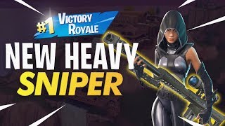 New Heavy Sniper Win! - Fortnite Battle Royale Gameplay