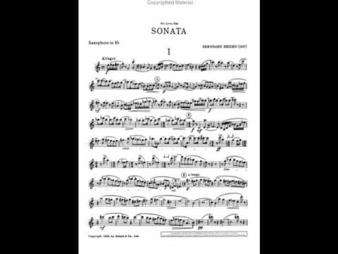Bernhard Heiden Sonata for alto saxophone and piano Mvt I and II